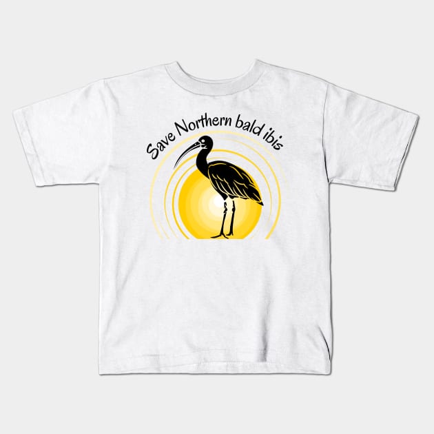 Save Waldrapp Kids T-Shirt by TRACHLUIM